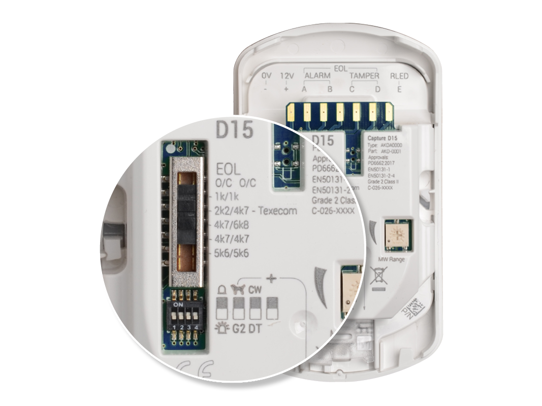 Escolha de modos de detecção de micro-ondas